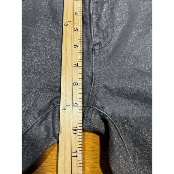 Calvin Klein Jeans Womens Size 29/8 Leggings Pewter Iridescent Silver Goblincore - Picture 10 of 11